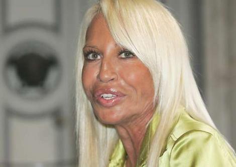 donatella versace before and after plastic surgery. DONATELLA VERSACE YOUNG